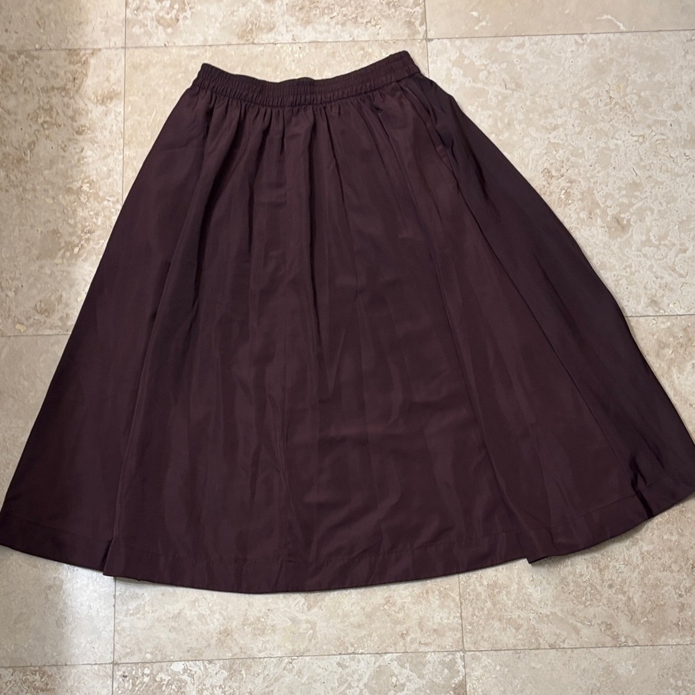Zara ChocolateColor A-Line Skirt | Size XS-S